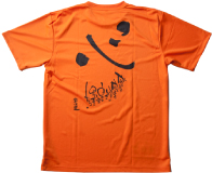 Tシャツ心（黒／オレンジ）