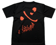 Tシャツ心（オレンジ／黒）